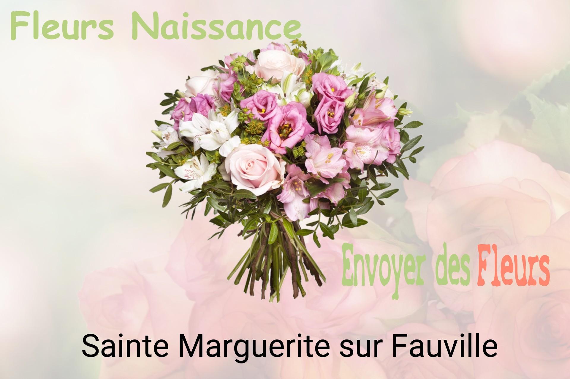 Bouquet de fleurs de naissance livré à Sainte-Marguerite-sur-Fauville