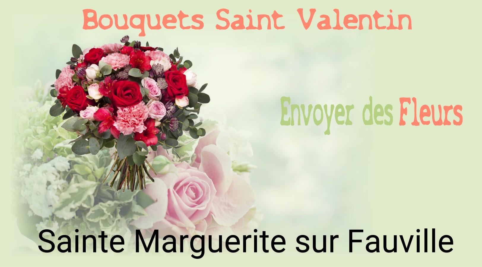 Roses de Saint-Valentin livrées à Sainte-Marguerite-sur-Fauville